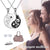 Yin Yang Necklace Sun Moon Sterling Silver Necklaces Matching Couples Friendship Necklace Jewelry For Women Men Gift