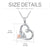 925 Sterling Silver Father Daughter Heart Pendant Necklace from Dad I Love You Forever Jewelry
