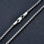 925 Sterling Silver Round Box Chain  2MM, Square Rolo Chain Necklace for Men Women