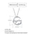 Infinity Hummingbird Necklace Sipping Nectar , Trumpet Flower, 925 Sterling Silver, Bird Lover, Nature Necklace, Hummingbird Jewelry, Avian animal necklace enjoy life creative 