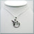 Infinity Hummingbird Necklace Sipping Nectar , Trumpet Flower, 925 Sterling Silver, Bird Lover, Nature Necklace, Hummingbird Jewelry, Avian animal necklace enjoy life creative 