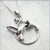 Infinity Hummingbird Necklace Sipping Nectar , Trumpet Flower, 925 Sterling Silver, Bird Lover, Nature Necklace, Hummingbird Jewelry, Avian animal necklace enjoy life creative 