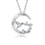Infinity Hummingbird Necklace Sipping Nectar , Trumpet Flower, 925 Sterling Silver, Bird Lover, Nature Necklace, Hummingbird Jewelry, Avian animal necklace enjoy life creative NECKLACE B 
