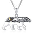 Mama Bear Necklace 925 Sterling Silver Momma bear Necklace for Women Gift for Mother's Day, 18”+2”