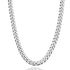 Solid 925 Sterling Silver  5mm Diamond Cut Cuban Link Curb Chain Necklace for Women Men