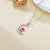 Mushroom Necklace/Ring Sterling Silver Mushroom Jewelry for Women Girl stock romanticwork 