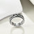 Nature Fidget Ring Sterling Silver Filigree Anxiety Ring for Women Spinner Leaves Band Ring Stress Relieving Wide Ring for Men stock romanticwork 