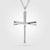 ORIGINAL BASEBALL BAT CROSS NECKLACE cross necklace enjoy life creative Silver 