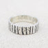 【Buy 1 Get 1 Free】Personalized Silver Ring Wedding Band Forest Jewelry Engraved Ring  Birch Tree Ring Stocking Stuffer Gift Gift for Her
