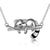 Red Panda Gifts Necklace Sterling Silver Red Panda Pendant Necklaces Cute Red Panda Jewelry Gifts for Women Girls romanticwork Style A 