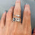 Rose Couple Rings 925 Silver Promise Ring Set His And Hers Matching Ring Promise Rings For Couples Girlfriend Boyfriend Silver Wedding Bands Set stock romanticwork 