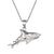Shark Opal Necklace animal necklace enjoy life creative White 
