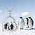 silver 925 Penguin Gifts Sterling Silver Penguin Necklace Penguin Pendant Jewelry for Women Girls Gifts Animal Necklace Romanticwork Jewelry 