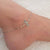 Silver Dragonfly Anklet Adjustable little Dragonfly Jewelry Summer Gift S925 Sterling Silver Stackable anklet enjoy life creative 