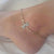 Silver Dragonfly Anklet Adjustable little Dragonfly Jewelry Summer Gift S925 Sterling Silver Stackable anklet enjoy life creative 