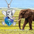 Sterling Silver Elephant Crystal Necklace Cute Animal Heart Pendant Necklace for Women Teen Girls romanticwork 