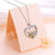Sterling Silver Forever Love Cute Animal Love Heart Necklace Ring Earrings for Women Graduation Gift Animal necklace FLYOW 