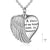Sterling Silver Guardian Angel Wings Urn Necklaces for Ashes Cremation Memory Jewelry for Women Men stock romanticwork Style A 