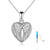 Sterling Silver Guardian Angel Wings Urn Necklaces for Ashes Cremation Memory Jewelry for Women Men stock romanticwork Style C 