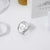 Sterling Silver Hummingbird Ring Flower Ring Animal Ring Gift for Women Animal Ring romanticwork 