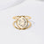 Sterling Silver Hummingbird Ring Flower Ring Animal Ring Gift for Women Animal Ring romanticwork GOLD 