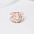 Sterling Silver Hummingbird Ring Flower Ring Animal Ring Gift for Women Animal Ring romanticwork ROSE GOLD 