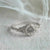 Sterling Silver Lotus Ring Buddhist Ring Religious Ring romanticwork 