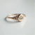 Sterling Silver Lotus Ring Buddhist Ring Religious Ring romanticwork ROSE GOLD 
