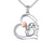 Sterling Silver Lovely Animal Penguin Heart Pendant Necklace Jewelry Gift for Women Animal necklace BEILIN Style 3 
