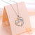 Sterling Silver 'Mother Child Forever' Unicorn Necklace, Mother Daughter Jewelry Gift Sterling Silver Necklace Flyow 