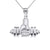 Sterling Silver Weightlifting Dumbell Barbell Fitness Gym Trainer Charm Pendant Necklace Geometric necklace CaliRoseJewelry 18.0 Inches 