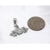 Sterling Silver Weightlifting Dumbell Barbell Fitness Gym Trainer Charm Pendant Necklace Geometric necklace CaliRoseJewelry 