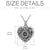 Sunflower Cremation Jewelry for Ashes Sterling Silver Urn Necklace for Ashes Women Men Cherish Memories Jewelry to Keep Someone Near to You Urn Necklace romanticwork 
