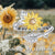 Sunflower Ring,Sunflower Anklet, Sterling Silver Beaded Ankle Bracelet, Sunflower Charm Anklet Plant anklet Romanticwork Jewelry Sunflower Ring 