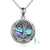 Tree of Life Urn Necklaces for Ashes Sterling Silver Abalone Shell Tree of Life Cremation Jewelry for Ashes Memory Jewelry for Women Men stock romanticwork 