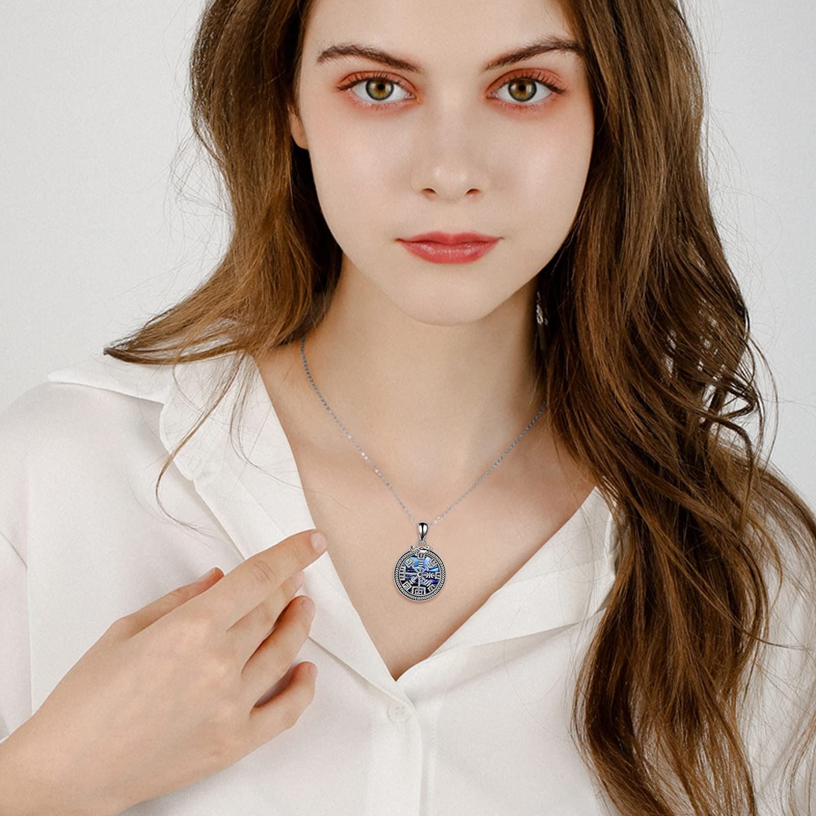 Viking Celtic Knot Moon Creamtion Ashes Necklace For Women Viking Celtic Knot Moon Creamtion Ashes Necklace For Women
