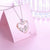 Women's 925 Sterling Silver Parent And 2 Children Family Pendant Necklace 18 Inch Family Necklace enjoy life creative 