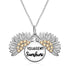 You are My Sunshine Necklace Sterling Silver Sunflower Necklace For Women Locket with Engraved Hidden Message Pendant Jewelry Gifts For Her